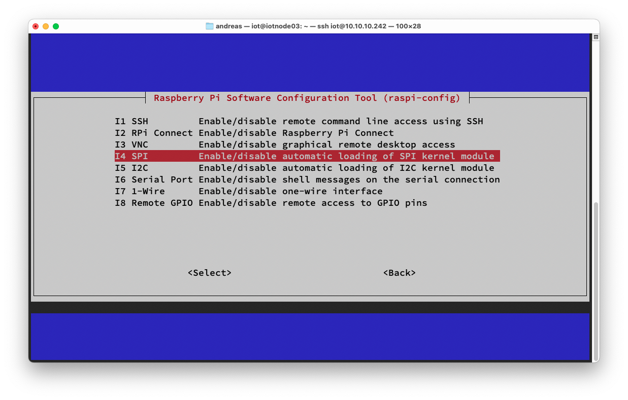 Raspi-Config Interface Options