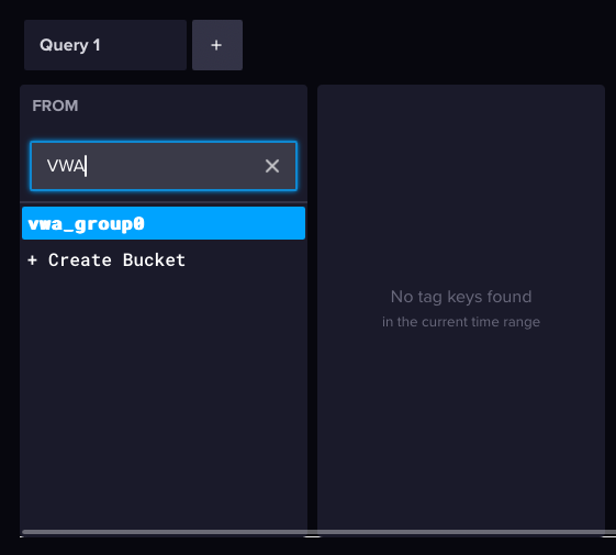 InfluxDB Data Explorer Bucket